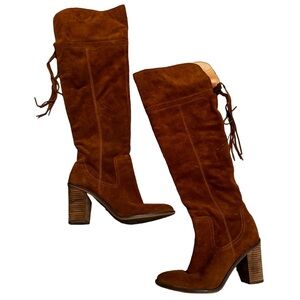 Franco Sarto Shoes Franco Sarto Elnora Tall Suede Over The - Main Image